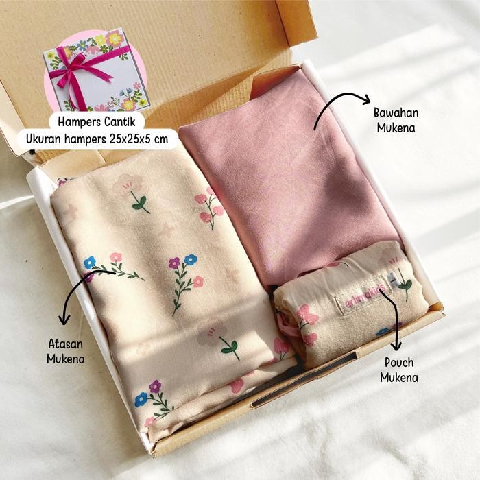 

Hampers Mukena Ulang Tahun / Lebaran Gift Mukena Anak Perempuan Muslim Zaarah Series Umur 4 s/d 13