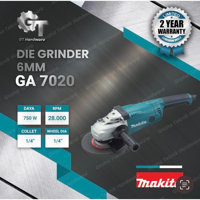 Makita GA 7020 / GA7020 - Mesin Gerinda 7 Inch / Angle Grinder