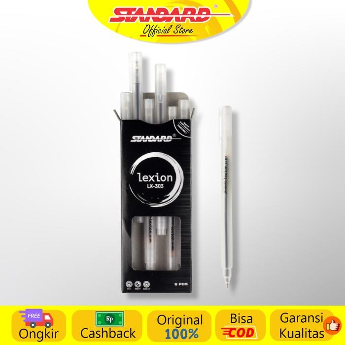

Standard - Pulpen Lexion LX-303 ( Alat Tulis / Pen / Ballpoint / Pena ) Stick