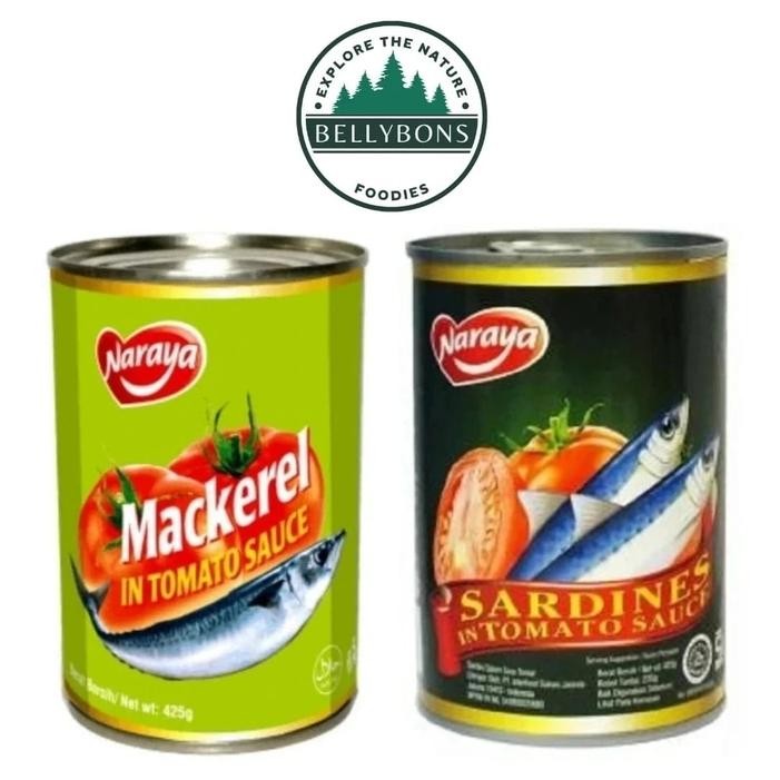 

READY NARAYA SARDEN MACKEREL 425GR HALAL KALENG SAUS TOMAT