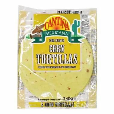 

READY CANTINA MEXICANA CORN TORTILLAS WRAPS ISI 6PCS - KULINER MEKSIKO