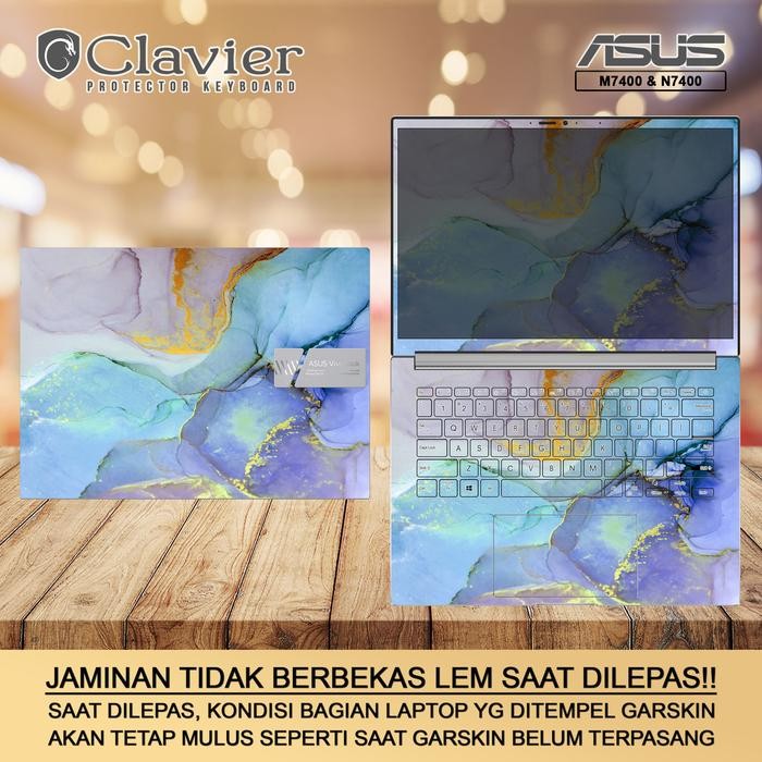 Siap Kirim Cover Garskin Laptop Asus VivoBook Pro 14X N7400 N7400P N7400PC Transparan