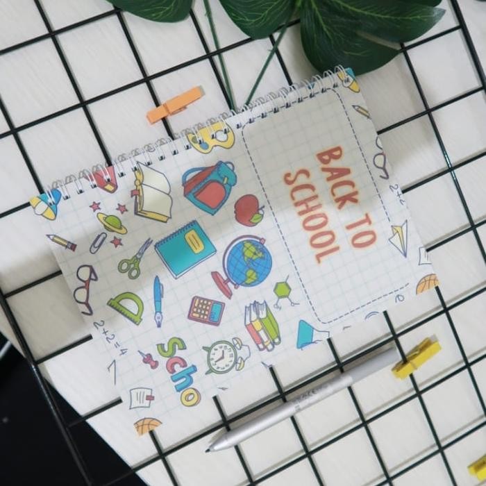 

custom notebook spiral a5 60 lembar 70 gsm