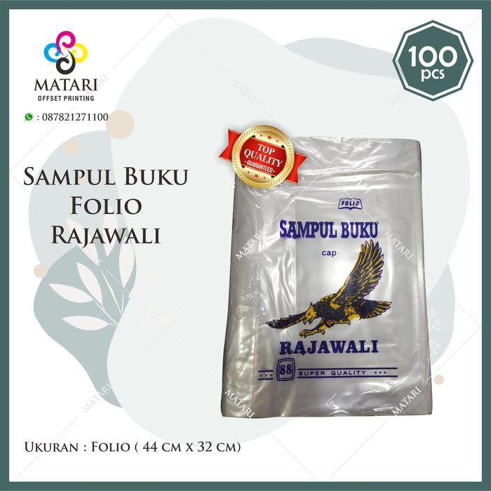 

Sampul Buku Plastik Folio, Merk Rajawali, 1 PAK Isi 100 lembar