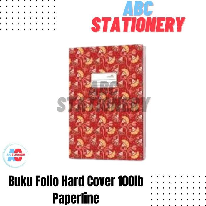 

Buku Folio Hard Cover 100lb Paperline (warna dikirim acak)