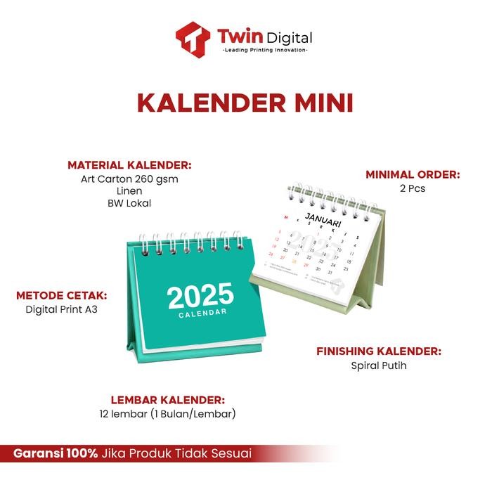 

Custom Warna Kalender Meja Mini Polos Tahun Baru Happy New Year