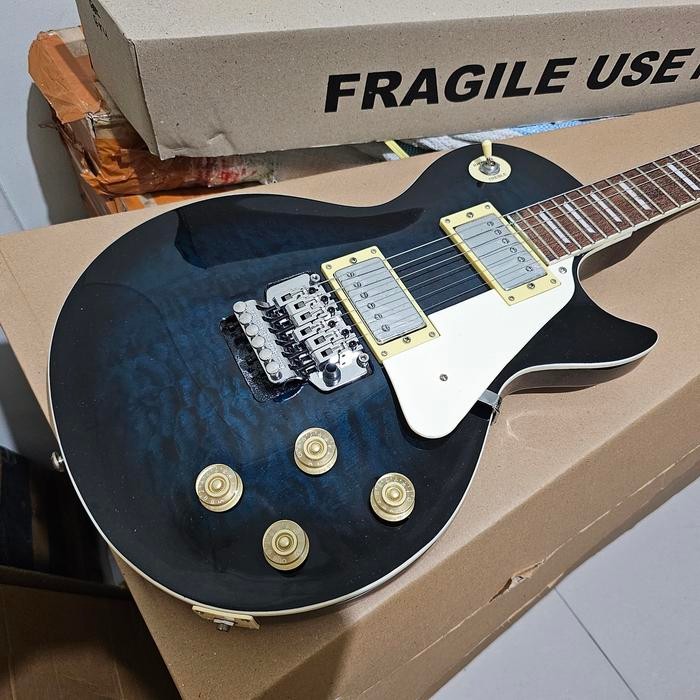 Gitar gibson lespaul custom tremolo updown new