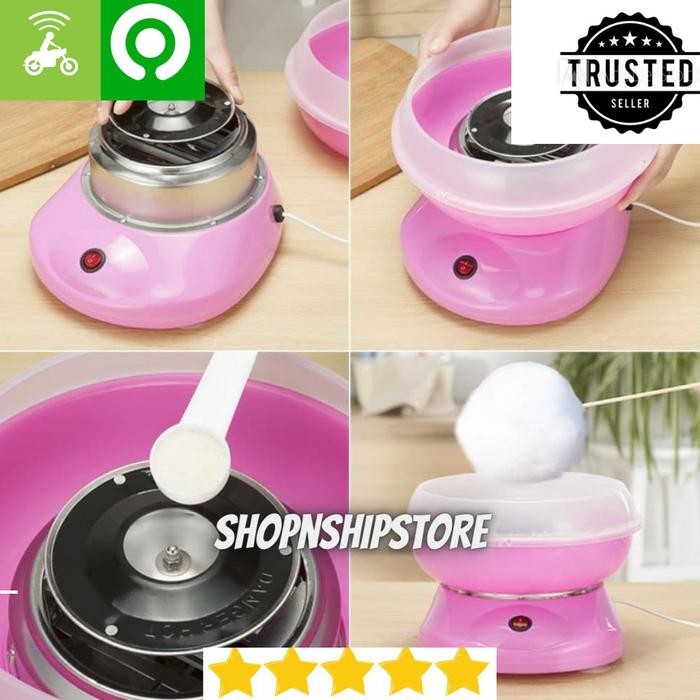 Mesin Pembuat Gula-Gula Kapas Permen Cotton Candy Maker Alat Food -Gratisongkir
