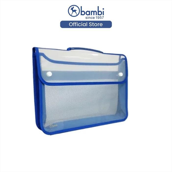 

Bambi Tas Dokumen Folio Tipe Tas Berkas / Tas Arsip Edisi Zipper Bag 5621 Original