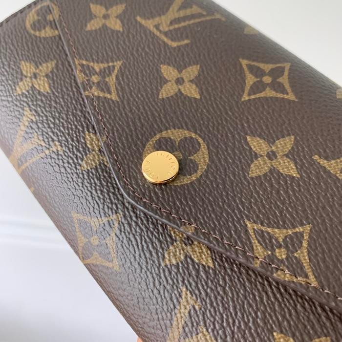 Terbaik Louis Vuitton Lv Sarah Dompet Panjang Wanita/Dompet Wanita/Women'S Wallet100% Ori/Box + Dust