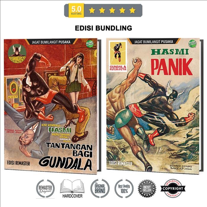 

Bundling Bumilangit Komik Gundala (remaster HC): PANIK & TANTANGAN