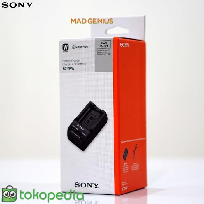 SONY CHARGER BATERAI BC-TRW / BATERAI CHARGER MIRROLESS SONY ORIGINAL