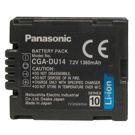 BATERAI PANASONIC CGA-DU14 UNTUK HANDYCAM SERI NV-GS PV-GS SDR-H DLL.