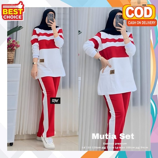 Setcell Cewek Cantik Setcel Setelan Merah Putih Kemrdekan Set Jogger Edisi Hut Ri Satelan Muraj Ones