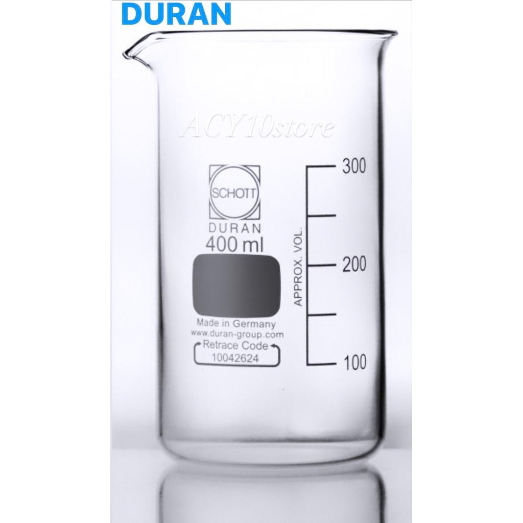 DURAN BEAKER TALL FORM 400ML