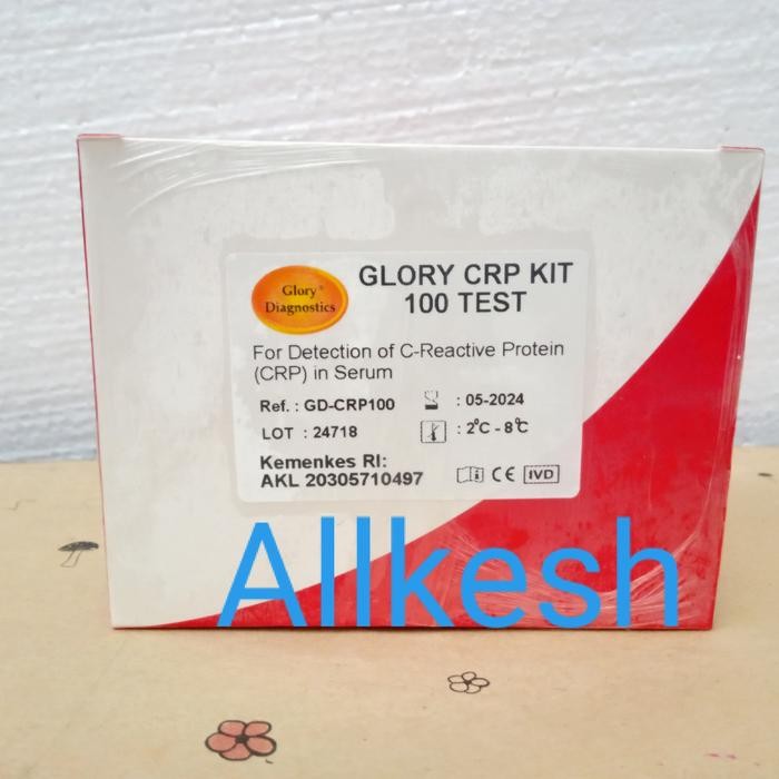 CRP LATEX 100 TEST GLORY DIAGNOSTICS
