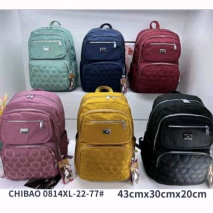 Tas Ransel Jumbo Chibao Import Kanvas - Backpack Laptop Besar Terlaris