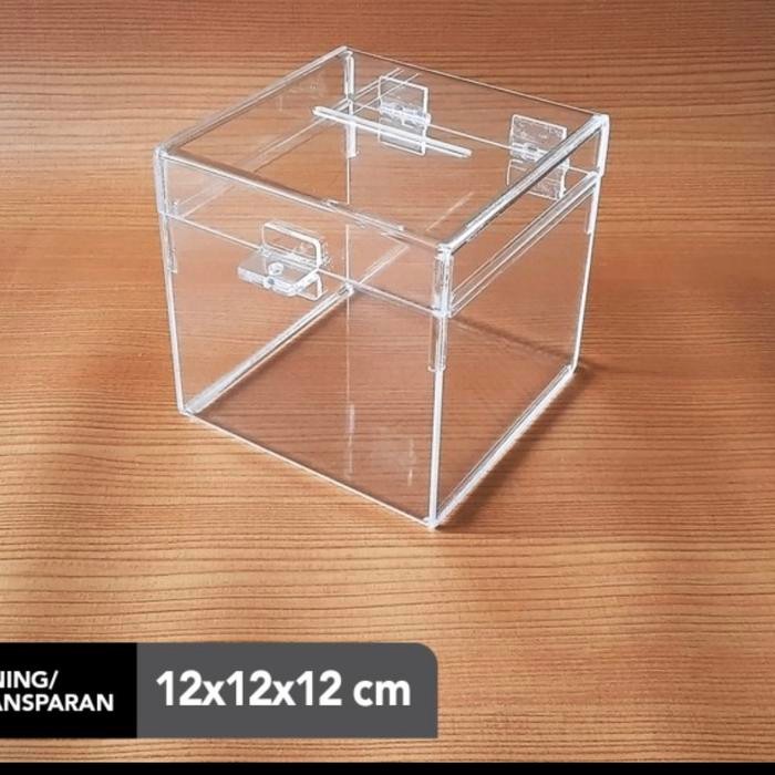 

Baru Kotak Amal Akrilik Custom Kotak Sumbangan Kotak Saran Transparan
