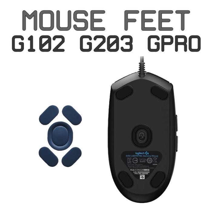 Mouse Feet Glide Logitech G102 / G203 / GPRO