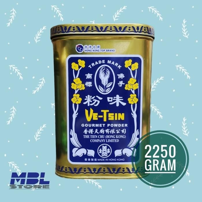 

Vetsin Hongkong 2250 gram Ve Tsin Penguat Rasa Gourmet Powder