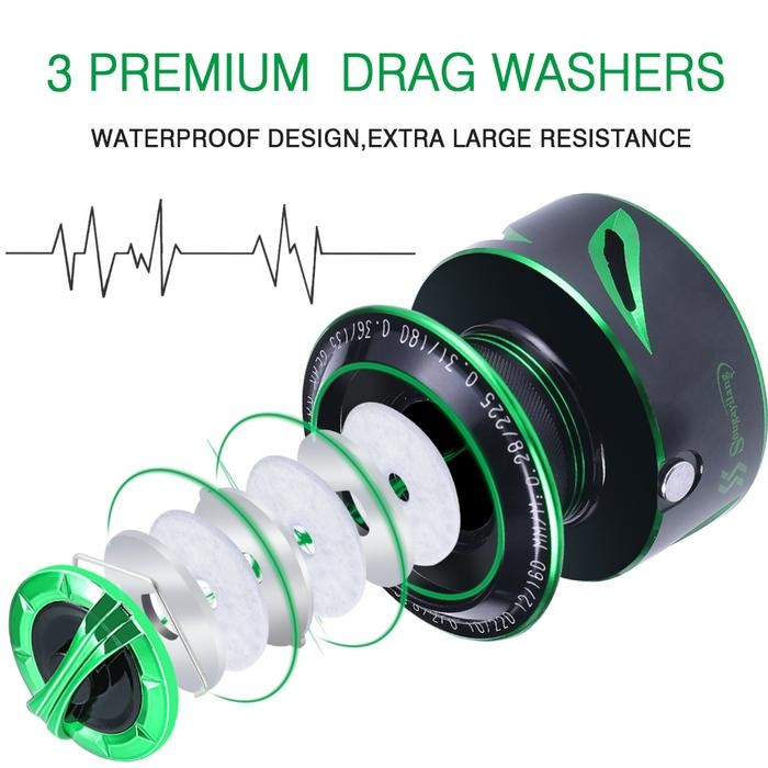 Sougayilang Reel Pancing Max Drag 30Kg Spinning Reel Fishing Reel 1000-4000