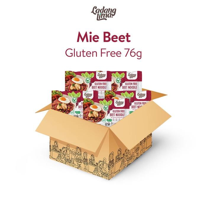 

1 Karton - Mie Beet Gluten Free - Ladang Lima