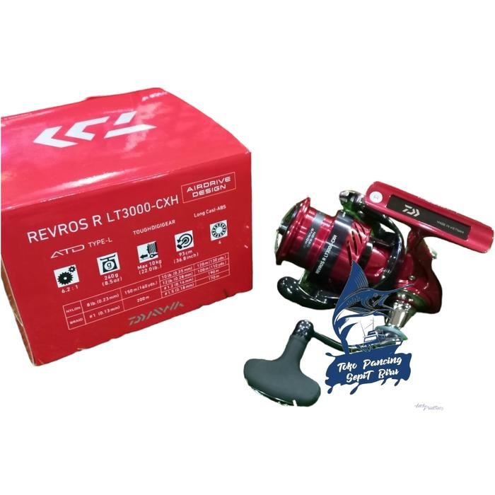 Reel Spinning Daiwa Revros R Lt 1000Xh 2000Xh 2500Xh 3000Cxh 4000Cxh 5000Cxh 6000H New 2024