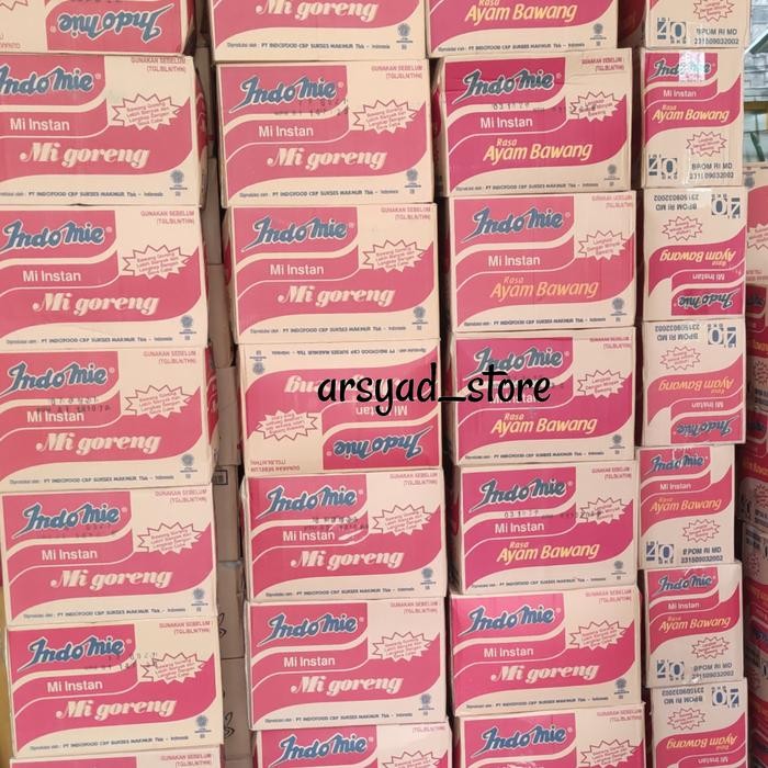 

Indomie Mie Instan Rebus atau Mi Goreng Dus isi 40 pcs