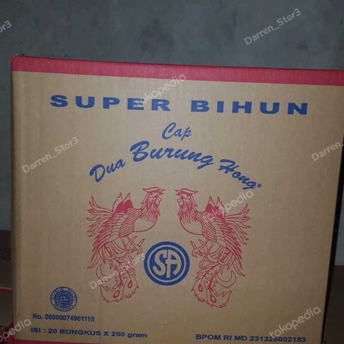 

BIHUN DUA BURUNG HONG 250GR DUS