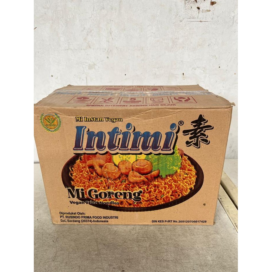 

Intimie Mie Instant Vegan Goreng / Sup DUS Vegetarian