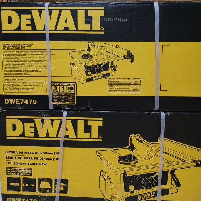 DEWALT TABLE SAW DWE7470/MEJA POTONG /GERGAJI DUDUK DEWALT
