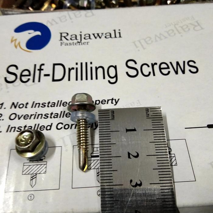 BAUT ROOFING 2.5CM / SEKRUP ROOFING #12 X 25 RAJAWALI