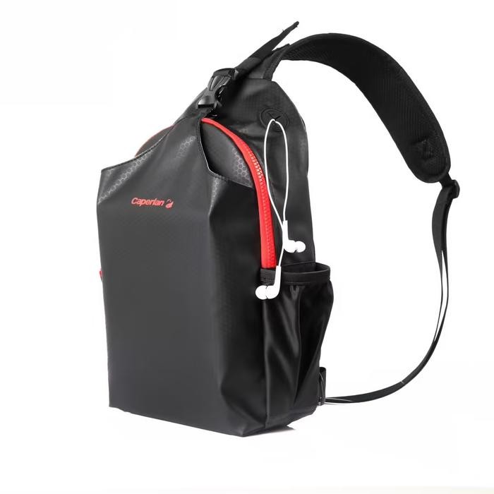 BISA TERMIN Tas Slempang Umpan Memancing Fishing Bag Lure Black