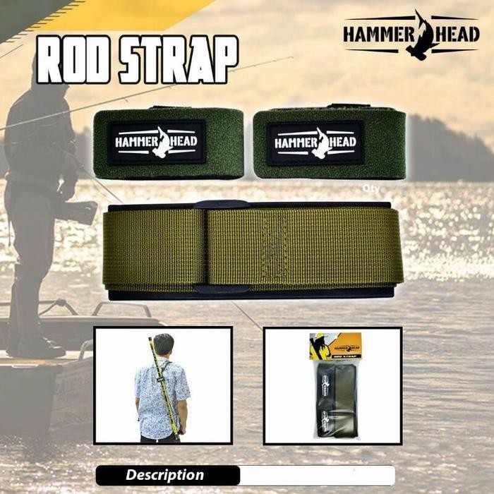Hammerhead Rod Strap Pengikat Joran