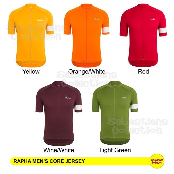 Rapha Core Jersey White Stripes - Rapha Jersey - Jersey Rapha
