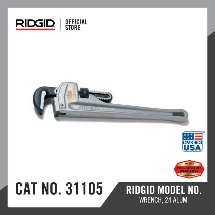 Laris Ridgid Pipe Wrench Aluminium 24"-31105
