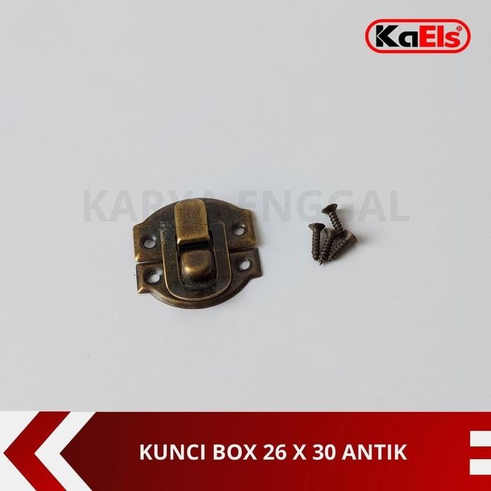 Kunci Pengait Box Antik / Kunci Box Tipis / Pengait Kotak Perhiasan