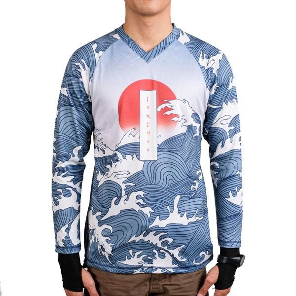 Jersey Sepeda Jersey Gowes Kaos Sepeda Pria Wave