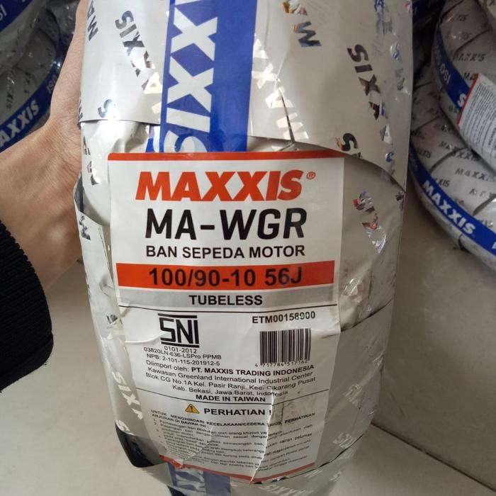 Ban Luar Maxxis -Mawg R Ukuran 100/90-10 Tubeless