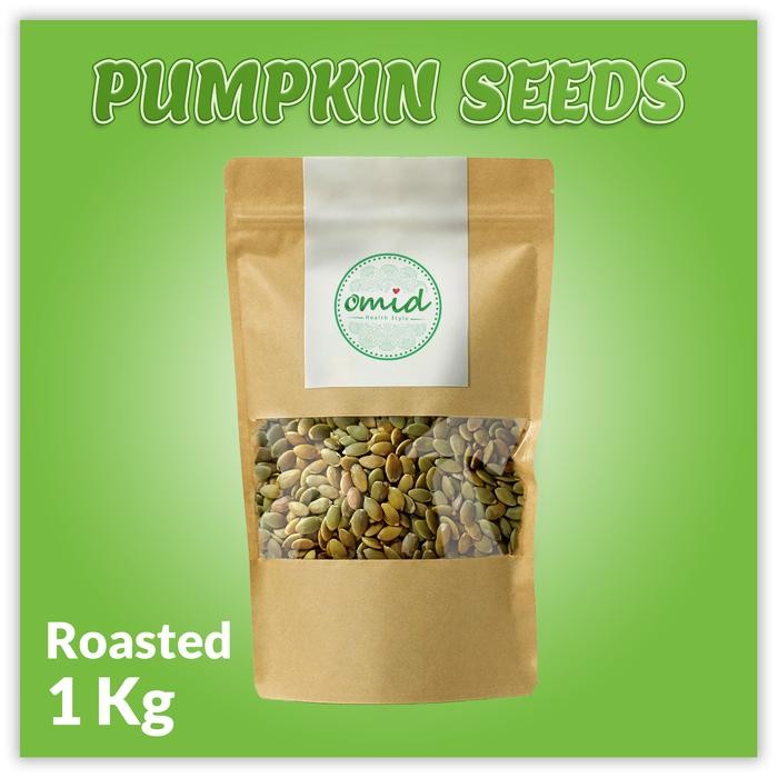 

1Kg - Organic Roasted Pumpkin Seeds Biji Labu Panggang Organik Best Quality Asli 100% Original