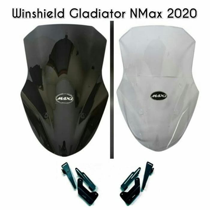 Windshield/Visor/Winsil New Nmax 2020 Nemo Tipe Gladiator Plus Breket