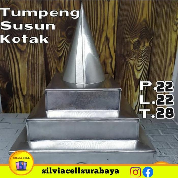 SALE CETAKAN TUMPENG SUSUN KOTAK BESAR - ALAT NASI KUNING KOTAK