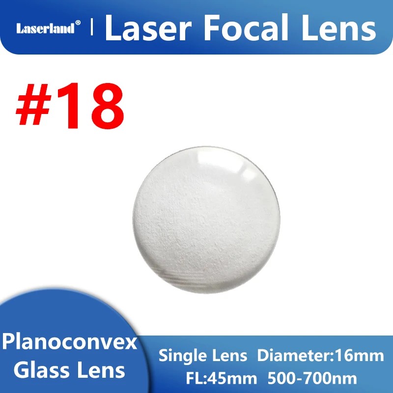 PROMO HARI INI  16mm Focus Focal Glass Lens for Green Laser 532nm-635nm-650nm-660nm Red Lazer   Leng