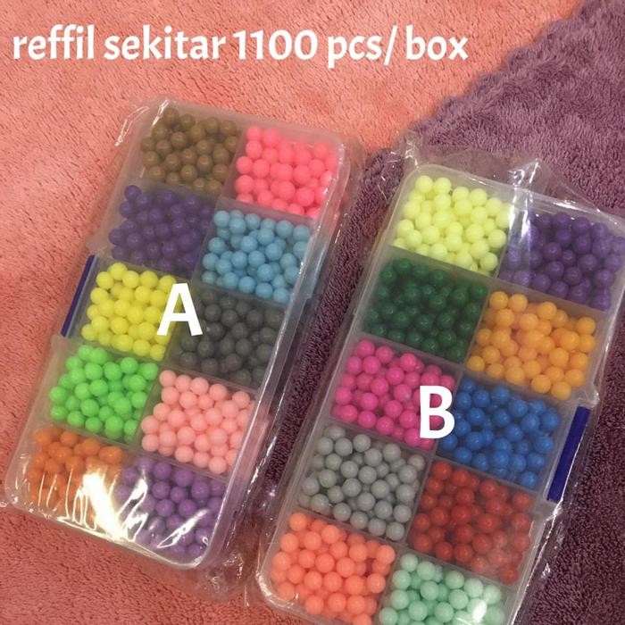 (Allthebest) Refill magic beads/Aqua beads murah berkualitas