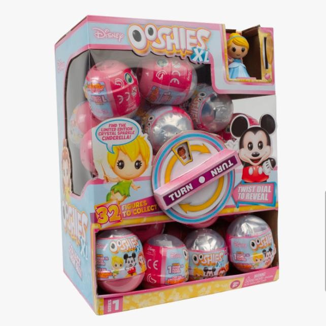 (Allthebest) Mainan Edukasi Anak Original Ooshies Surprise Disney Princess Capsule