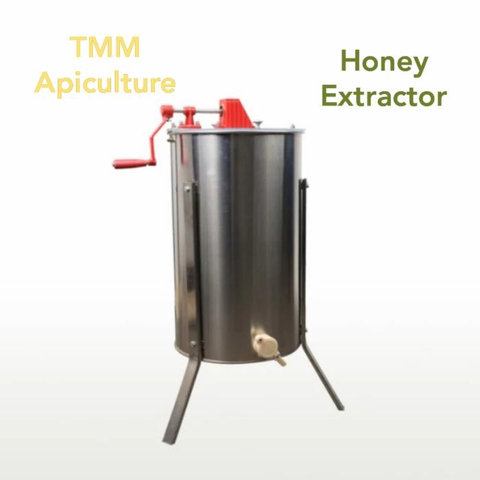 Terbaru Mesin Peras Madu Honey Extractor Hand 3 Frames Stainless Steel