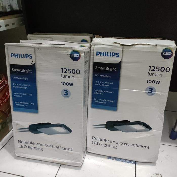 Lampu Jalan PJU Philips 100W LED125 BRP131 220-240V / BRP 131
