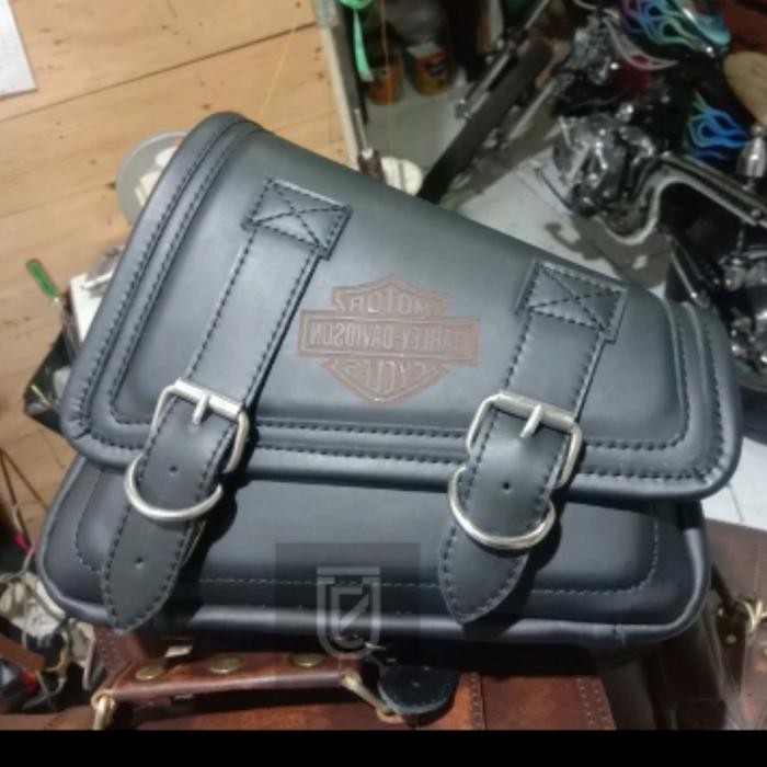 side bag motor kulit Harley Davidson fatboy (TERBAIK) (TERBARU) (TERMURAH)
