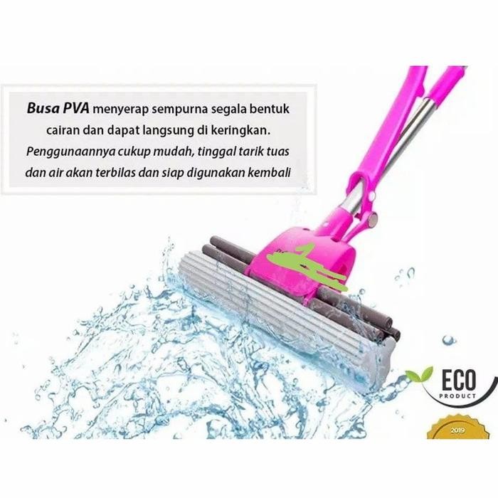 ALAT PEL LANTAI PEL TARIK BUSA SUPER MOP
