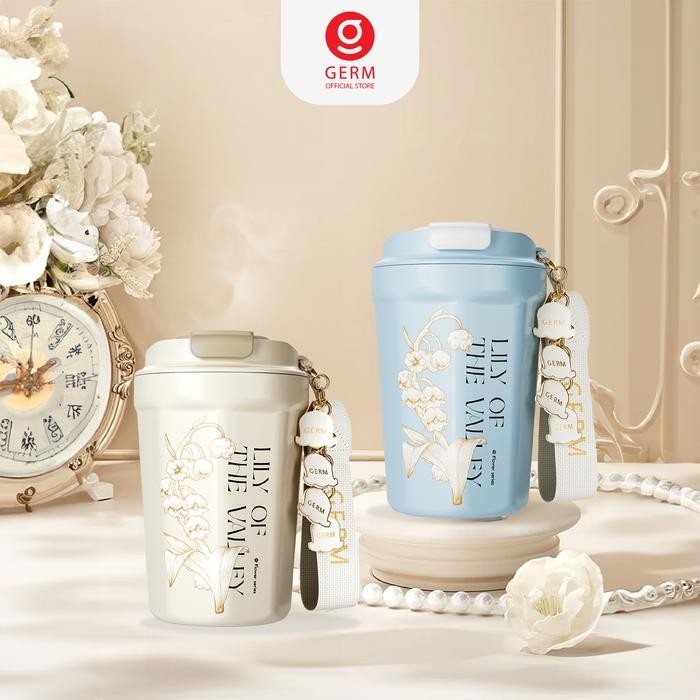 Nespresso Coffee - K32 390Ml Vacuum Cangkir Kopi S31603 Baja Tahan Karat Portabel With Liontin